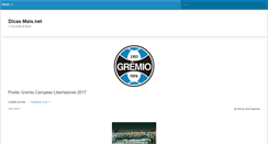 Desktop Screenshot of dicasmais.net