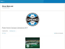 Tablet Screenshot of dicasmais.net